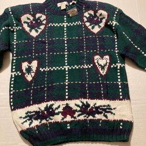Paris sports club handmade Sweater size large